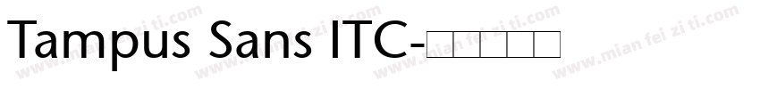 Tampus Sans ITC字体转换